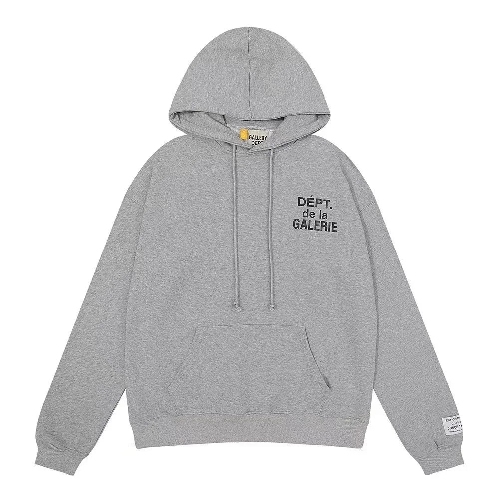 Gallery Dept. Logo Hoodie Gray - 4