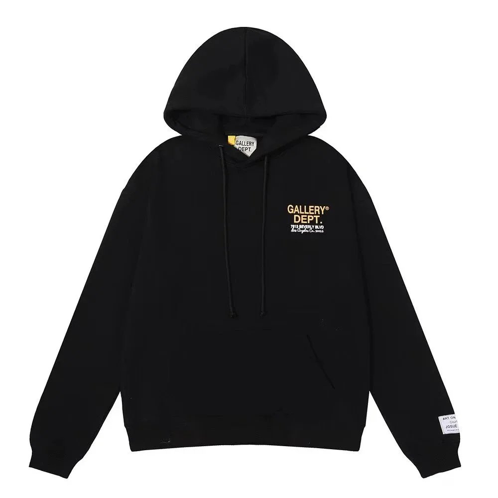 Gallery Dept. Logo Hoodie Gray - 11