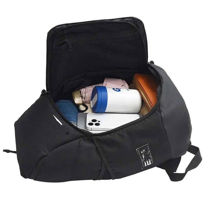 Nike Elite Backpack Light Blue Marble Print Casual Backpack - 5