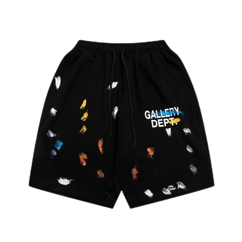 Gallery Dept Paint Splatter Shorts Beige Multicolor Shorts - 8