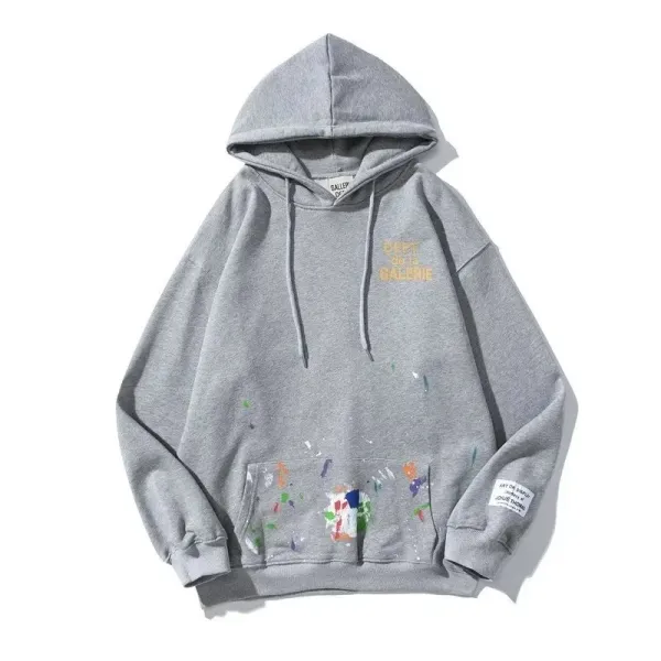 Gallery Dept. Reverse Print Hoodie Brown - 4