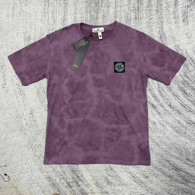 Stone Island Compass Logo T-Shirt Burgundy - 7