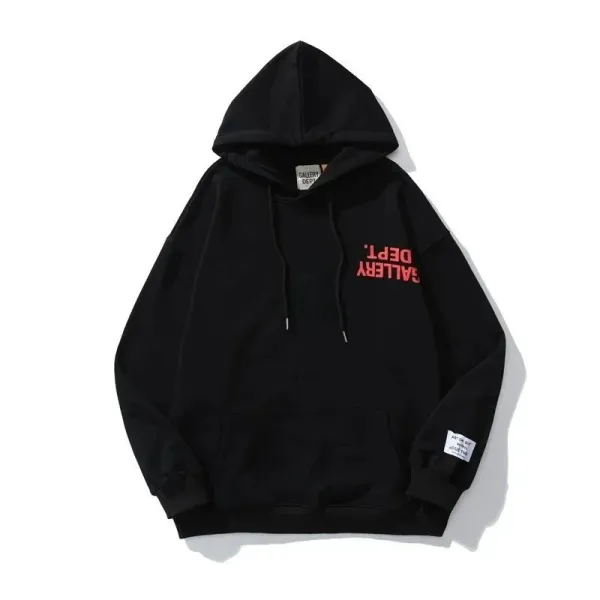 Gallery Dept. Reverse Print Hoodie Brown - 6