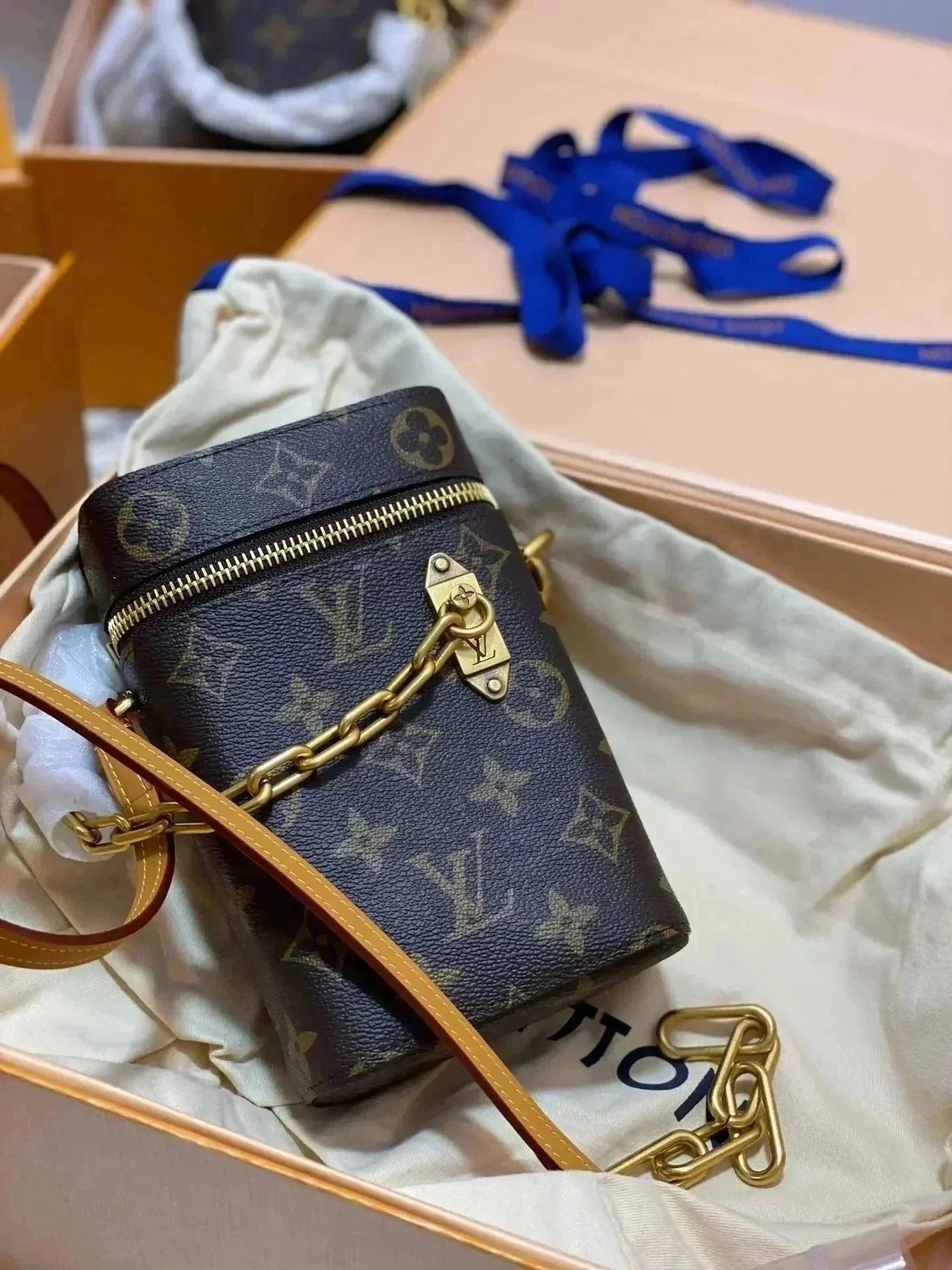 Louis Vuitton Multi Pochette Accessoires Monogram Brown Shoulder Bag - 10