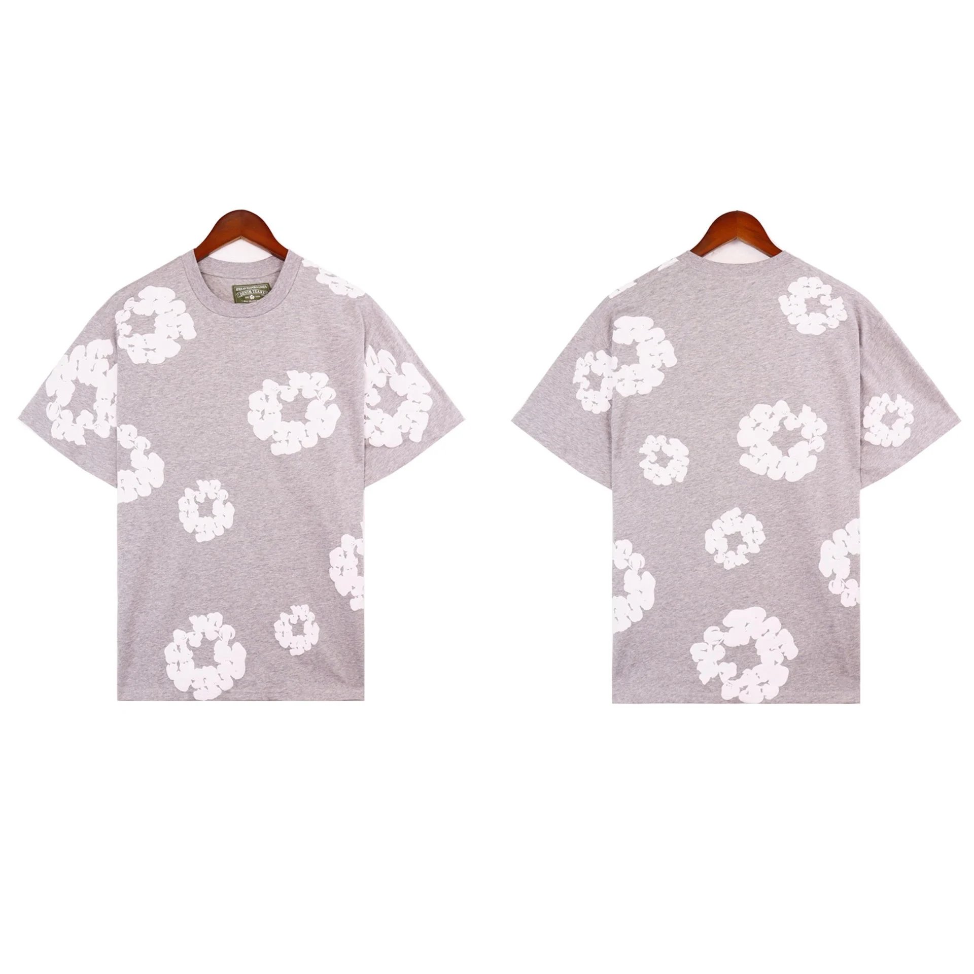 Saint Tears Floral Print Oversized T-Shirt Black - 8