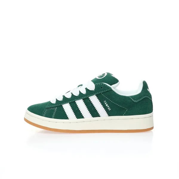 Adidas Originals Campus Green Suede Sneakers - 1
