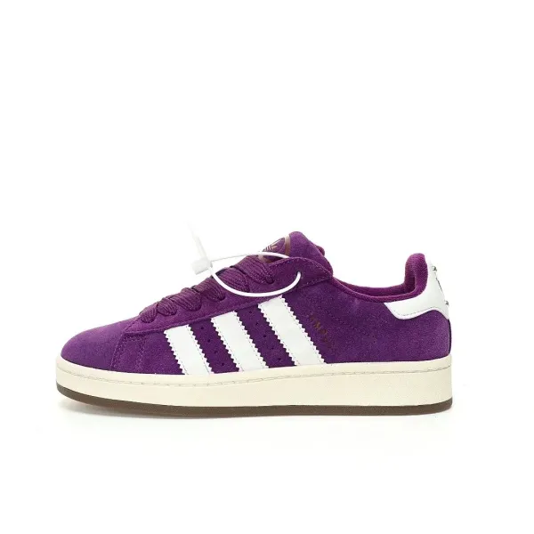 Adidas Originals Superstar Purple Suede Sneakers - 1
