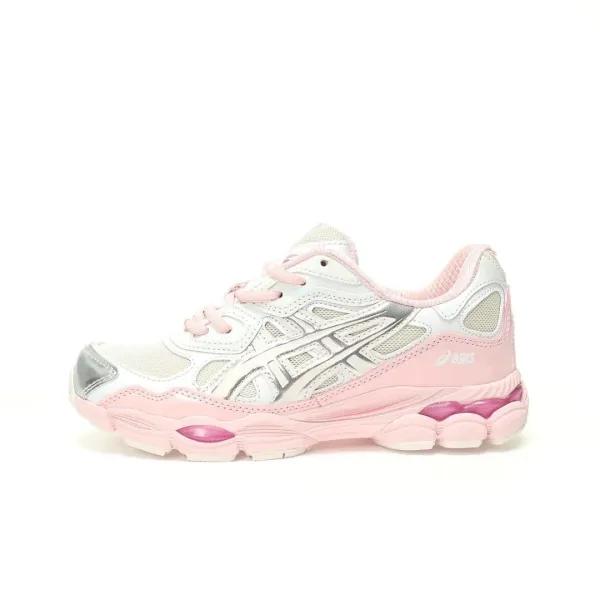 Asics Gel-Kayano 14 Pink White Silver Running Shoes - 1