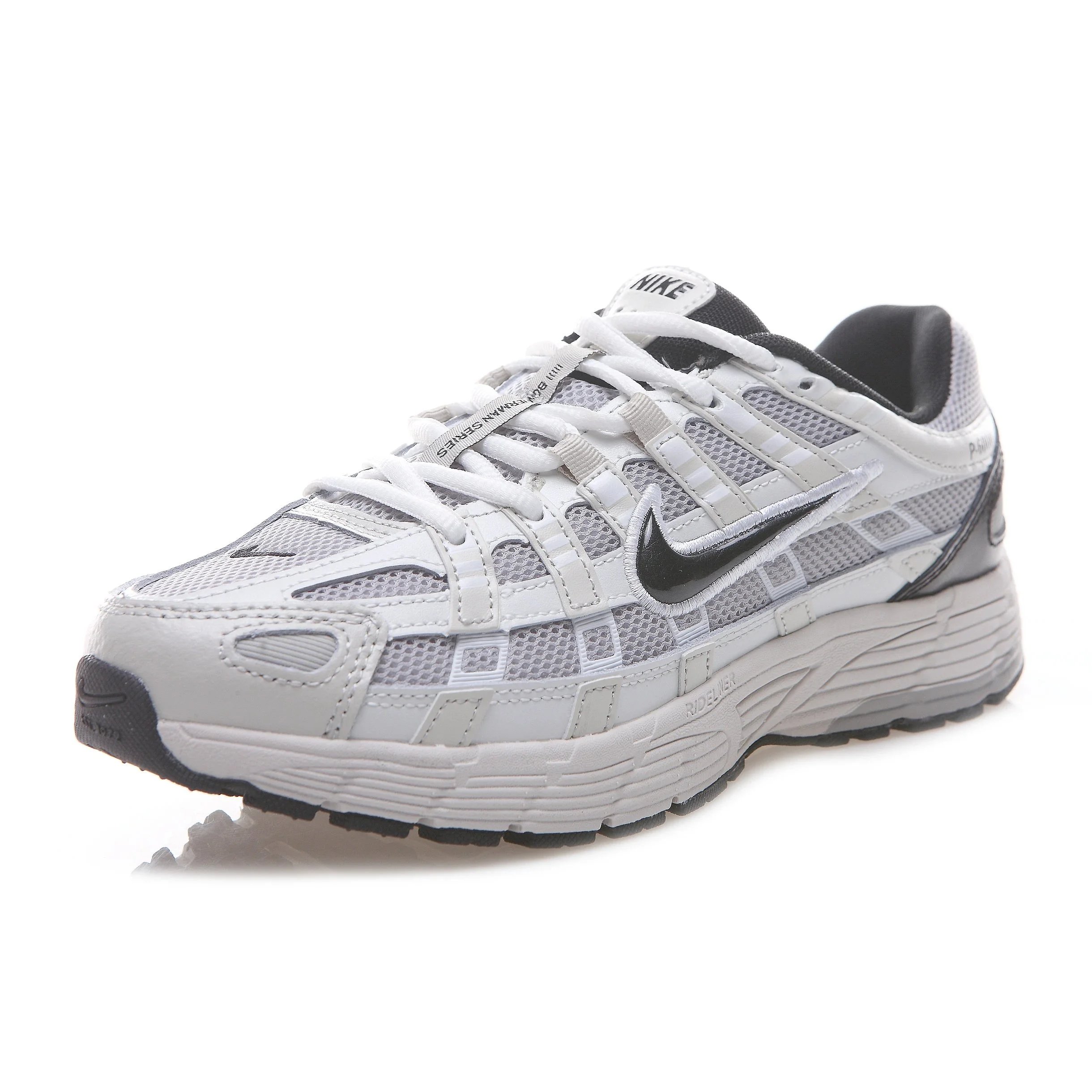 Nike P-6000 White/Black Running Shoes - 1