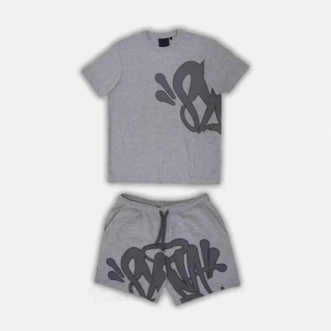 Gallery Dept x Digital Pionker Graffiti Print White Two-Piece Set - 7
