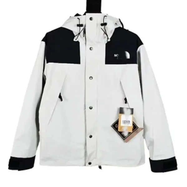 The North Face Mountain Light Jacket White/Black Outerwear - 1
