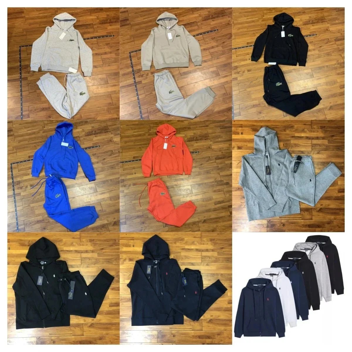 Polo Ralph Lauren Classic Heather Gray Full-Zip Hoodie and Sweatpants Set - 2