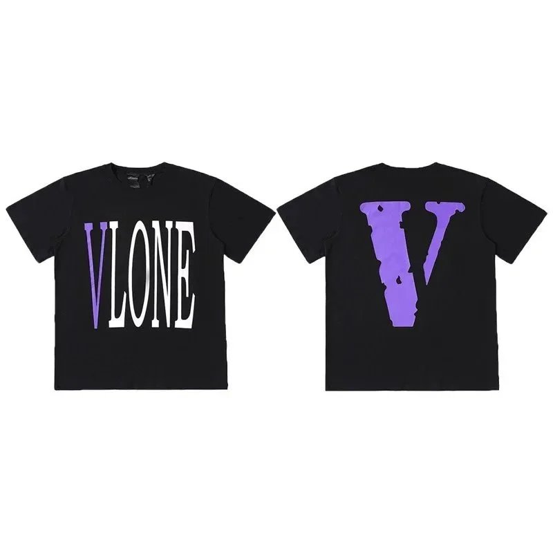 Vlone Logo Print Black T-Shirt - 5