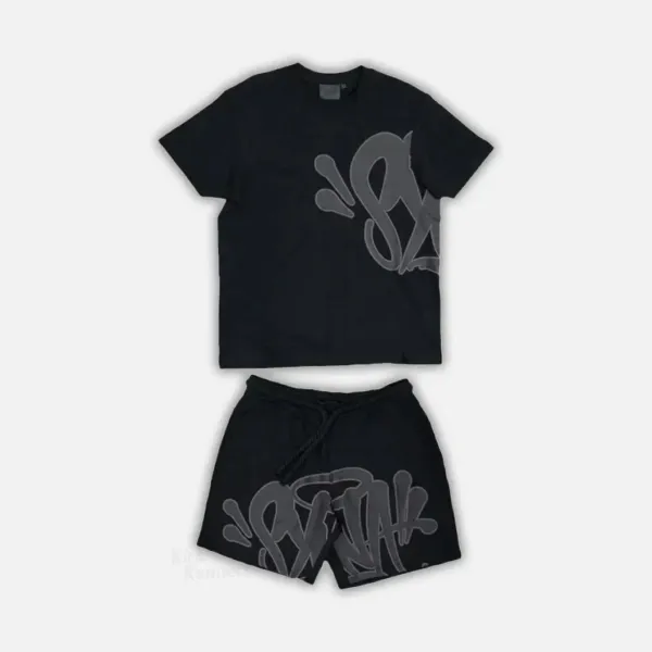 Gallery Dept x SYNA.TRIBE Blue Graffiti Print Casual Set - 4