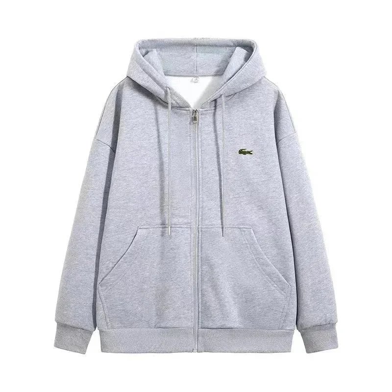 Lacoste Zip-Up Hoodie Sweatshirt - 2/24