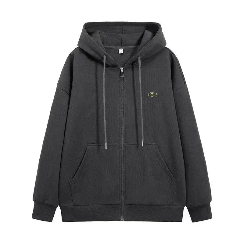 Lacoste Zip-Up Hoodie Sweatshirt - 4/24