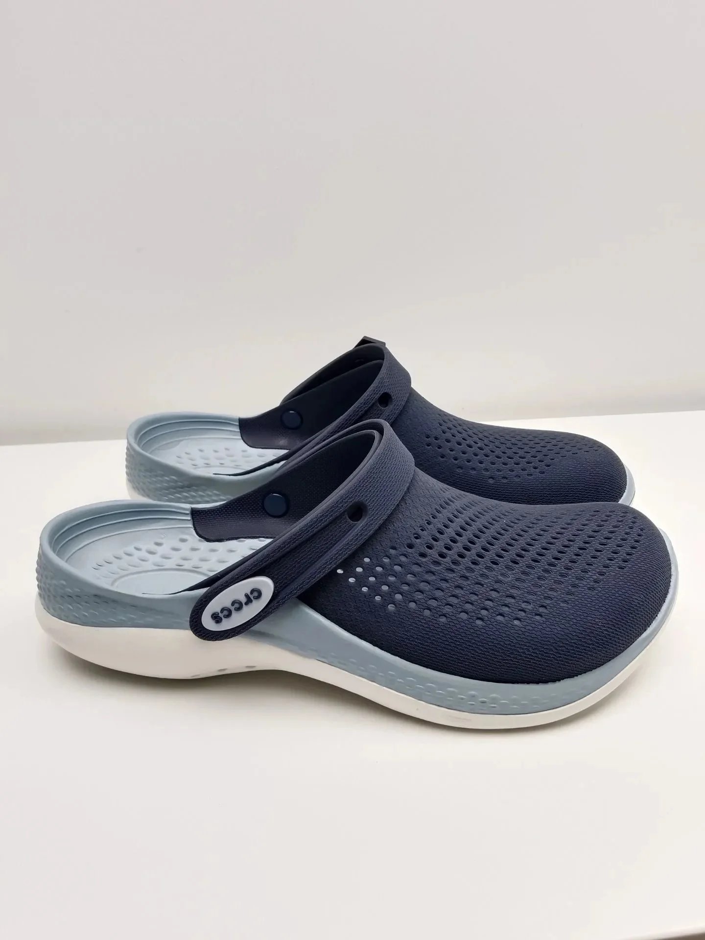 Crocs LiteRide Clog Navy/Gray Casual Shoes - 1