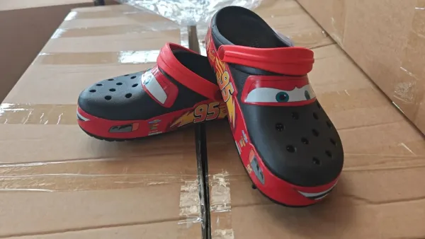 Crocs Kids Lightning McQueen Clog Red/Black - 1