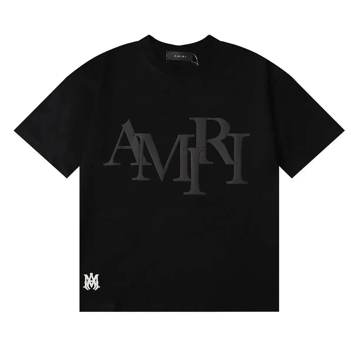 Amiri Floral Burst Logo Black T-Shirt - 8