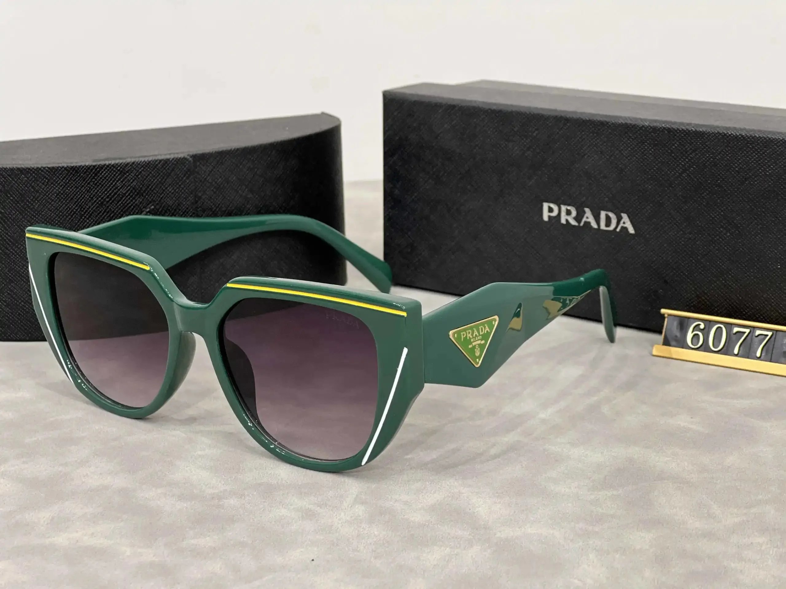 Prada PR 02QS Pink Gradient Sunglasses - 6