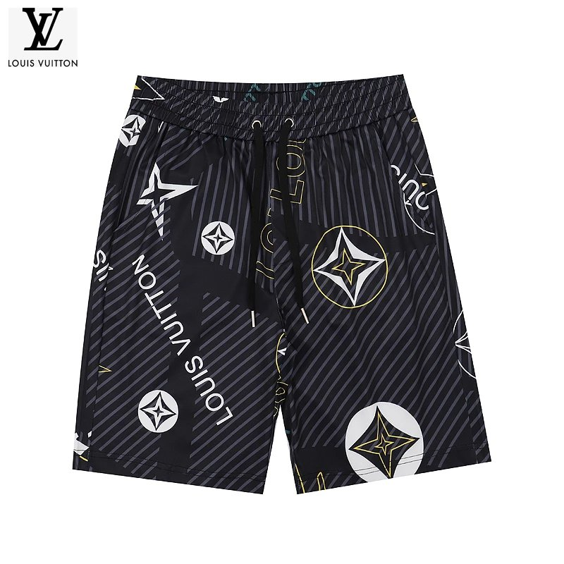 Louis Vuitton Monogram Embroidered Shorts Black - 8