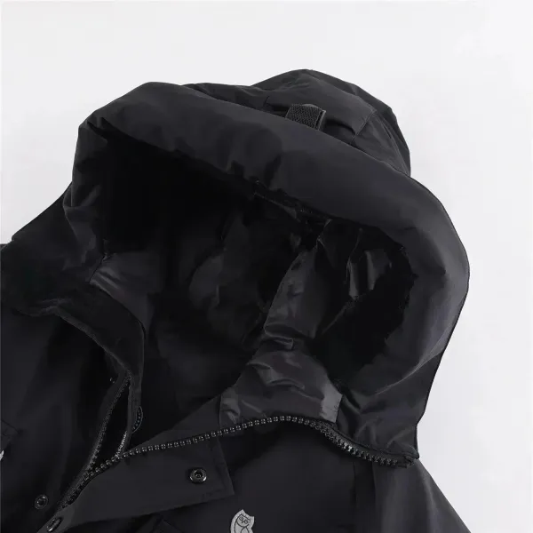 Canada Goose Expedition Parka Navy Blue Fur-Trimmed Down Jacket - 7