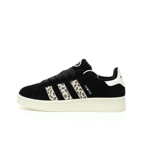Adidas Originals Campus Leopard Print Black Sneakers - 1