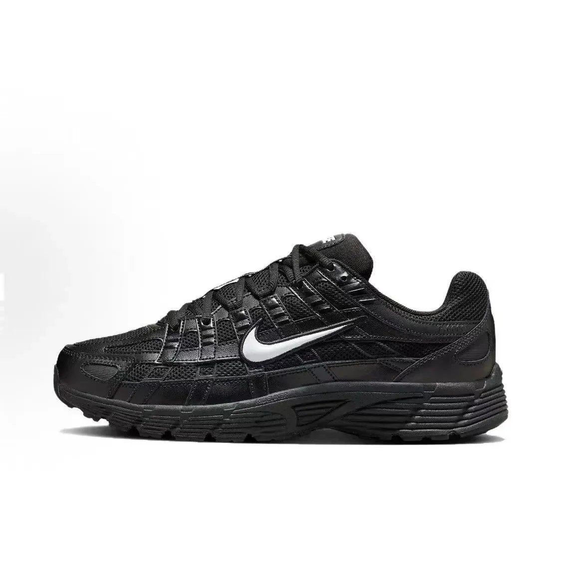 Nike P-6000 Gray and Beige Running Shoes - 5