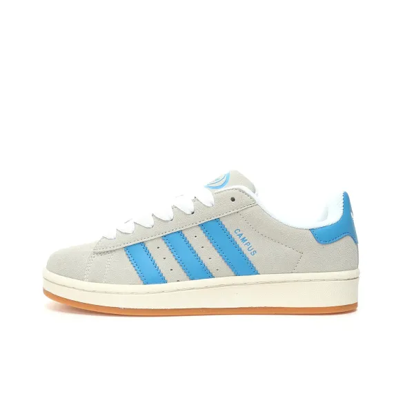 Adidas Originals Campus Light Gray and Blue Sneakers - 1