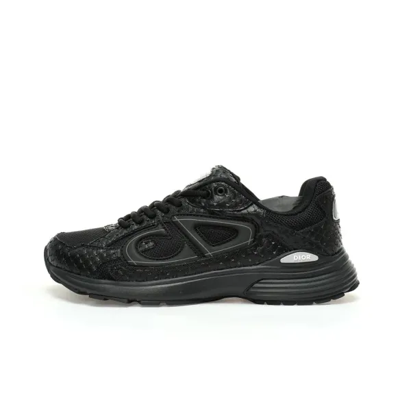 Dior B23 Python Black Sneakers - 1