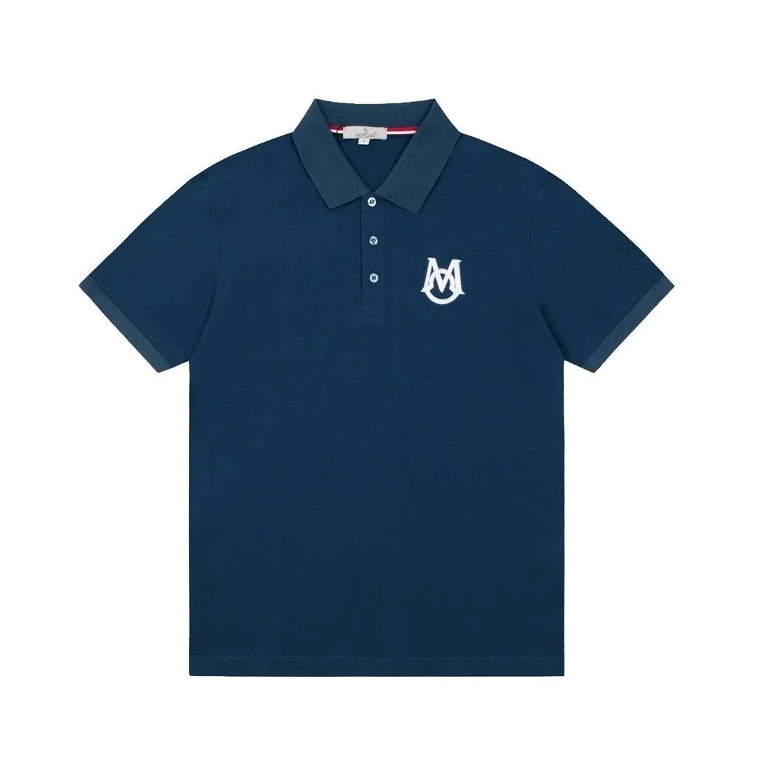 Moncler Logo Collar Polo White - 6