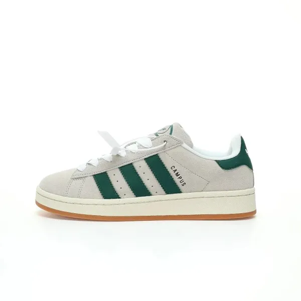 Adidas Originals Campus Green and Beige Sneakers - 1