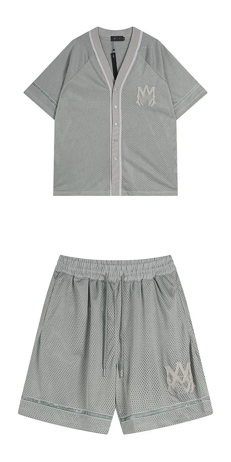 MMY Mesh Baseball Set Gray - 1