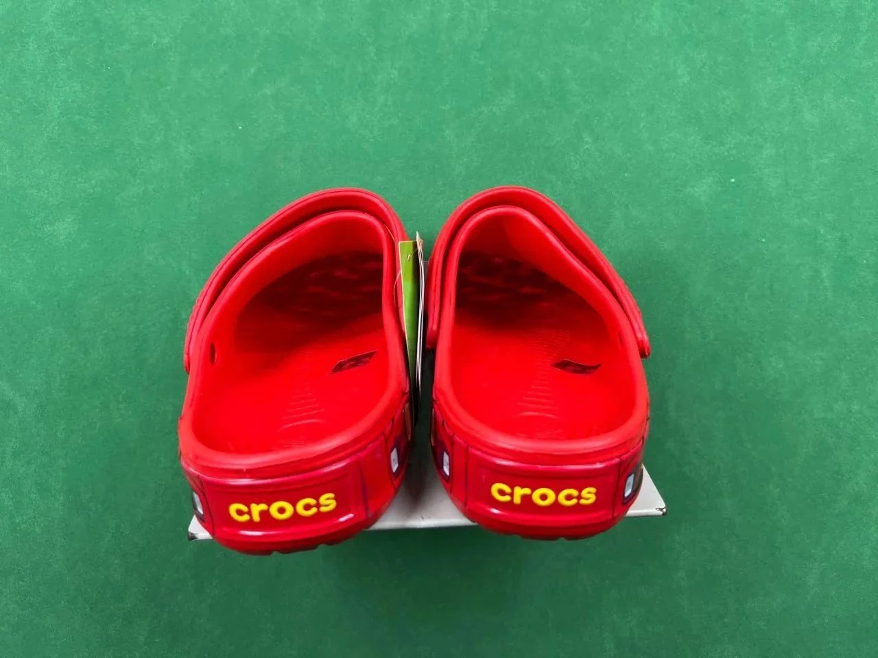 Crocs Classic Clog Royal Blue with White Logo Band Sandals - 9