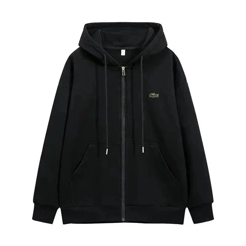 Lacoste Zip-Up Hoodie Sweatshirt - 7/24