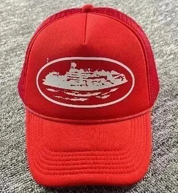 Design Trucker Cap Navy Blue with Red Boat Graphic Baseball Cap - 9