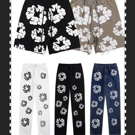 Denim Tears Cotton Wreath Jeans and Shorts