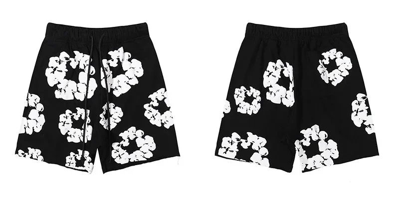 Gallery Dept Floral Print White Jeans - 8