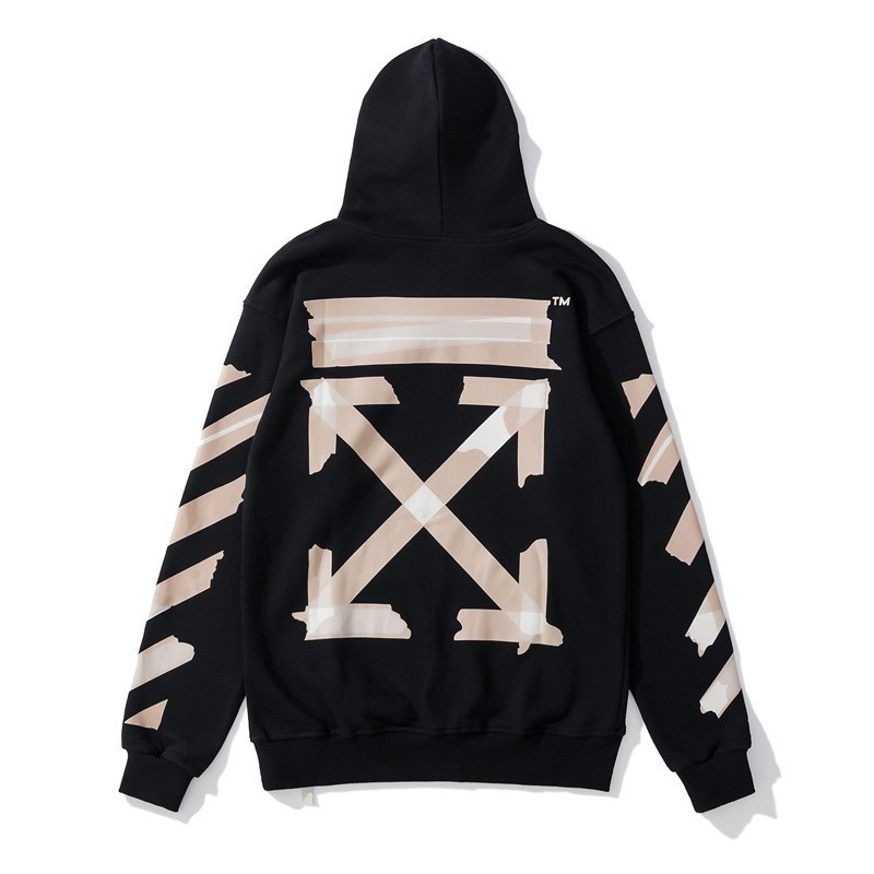 Off-White Industrial Print Hoodie White - 4