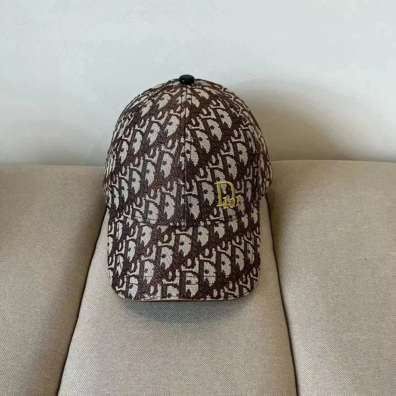 Dior Oblique Monogram Baseball Cap Black - 8