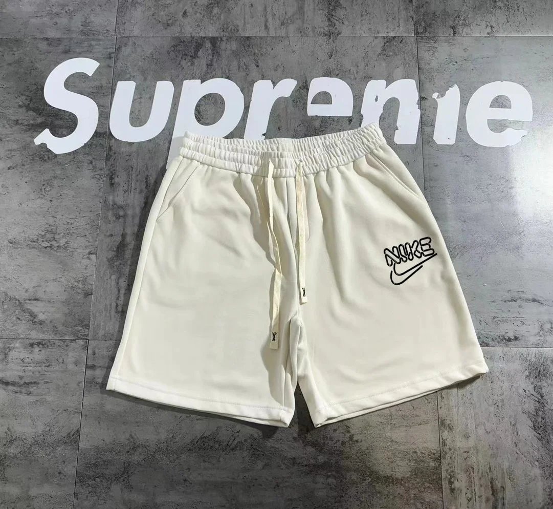Nike x Supreme Collaboration Logo Shorts Beige Shorts - 1