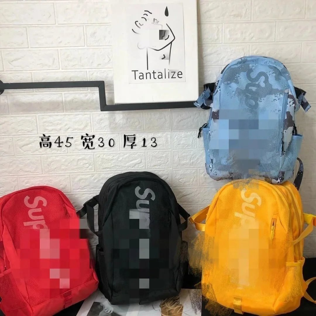 Off-White Mesh Camo Mini Backpack Blue - 2