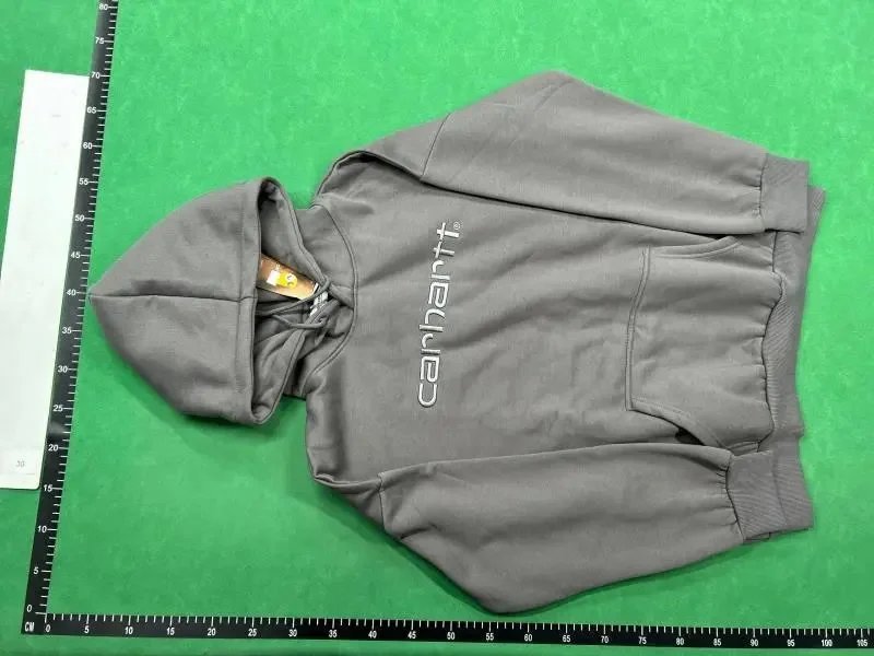 Carhartt Work In Progress Script Logo Hoodie Black - 4