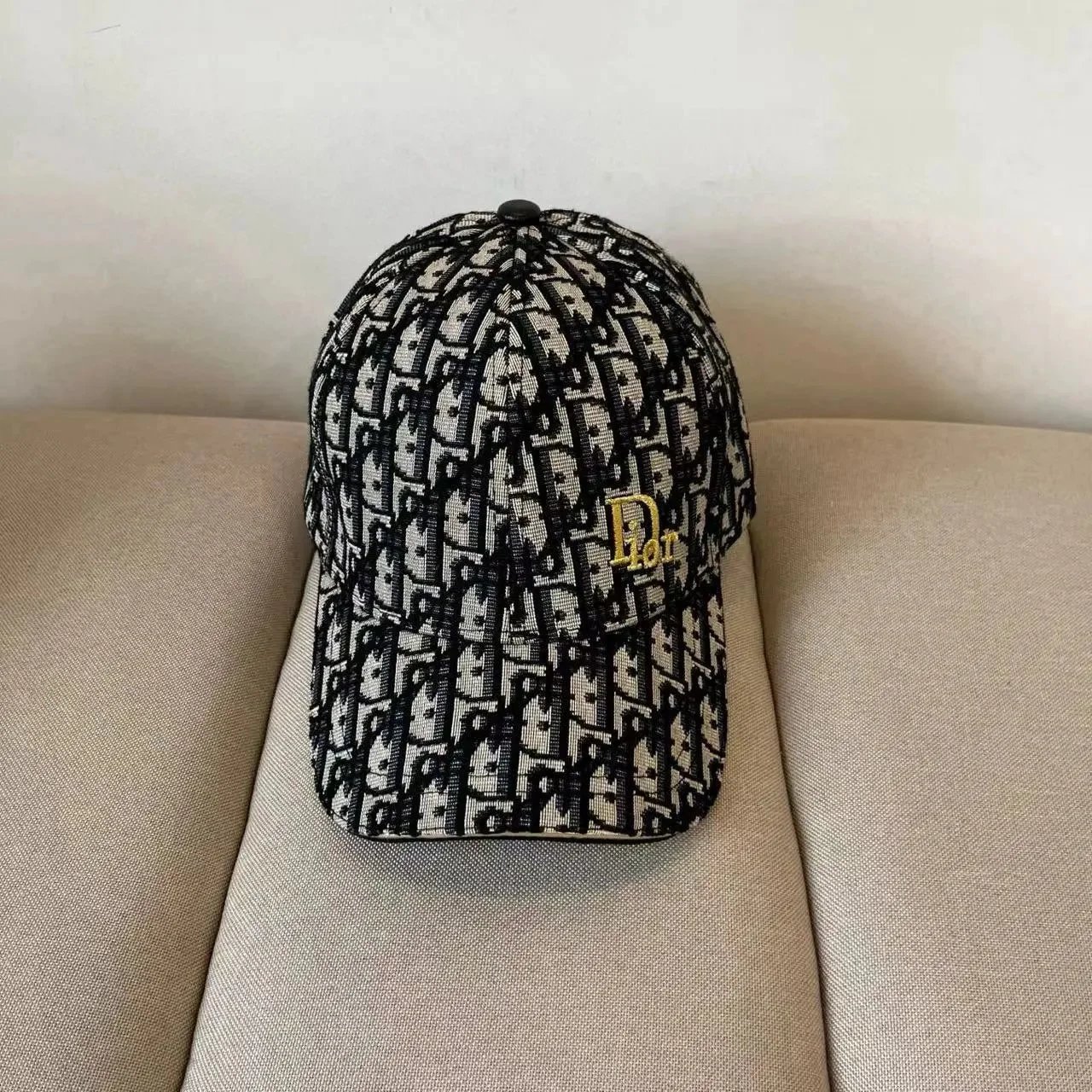 Dior Oblique Monogram Baseball Cap Black - 9
