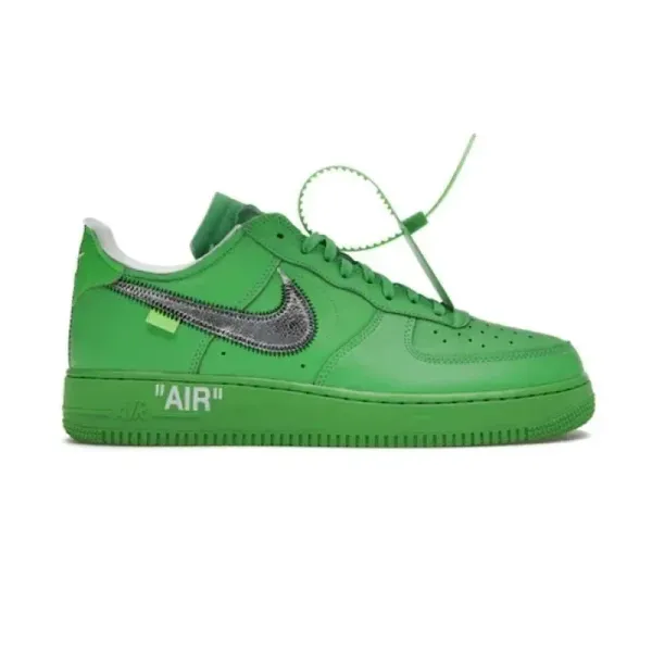 Nike x Off-White Air Force 1 Low Volt Green Sneakers - 1