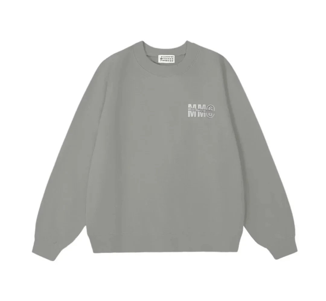 MMY Logo Embroidered White Hoodie - 7