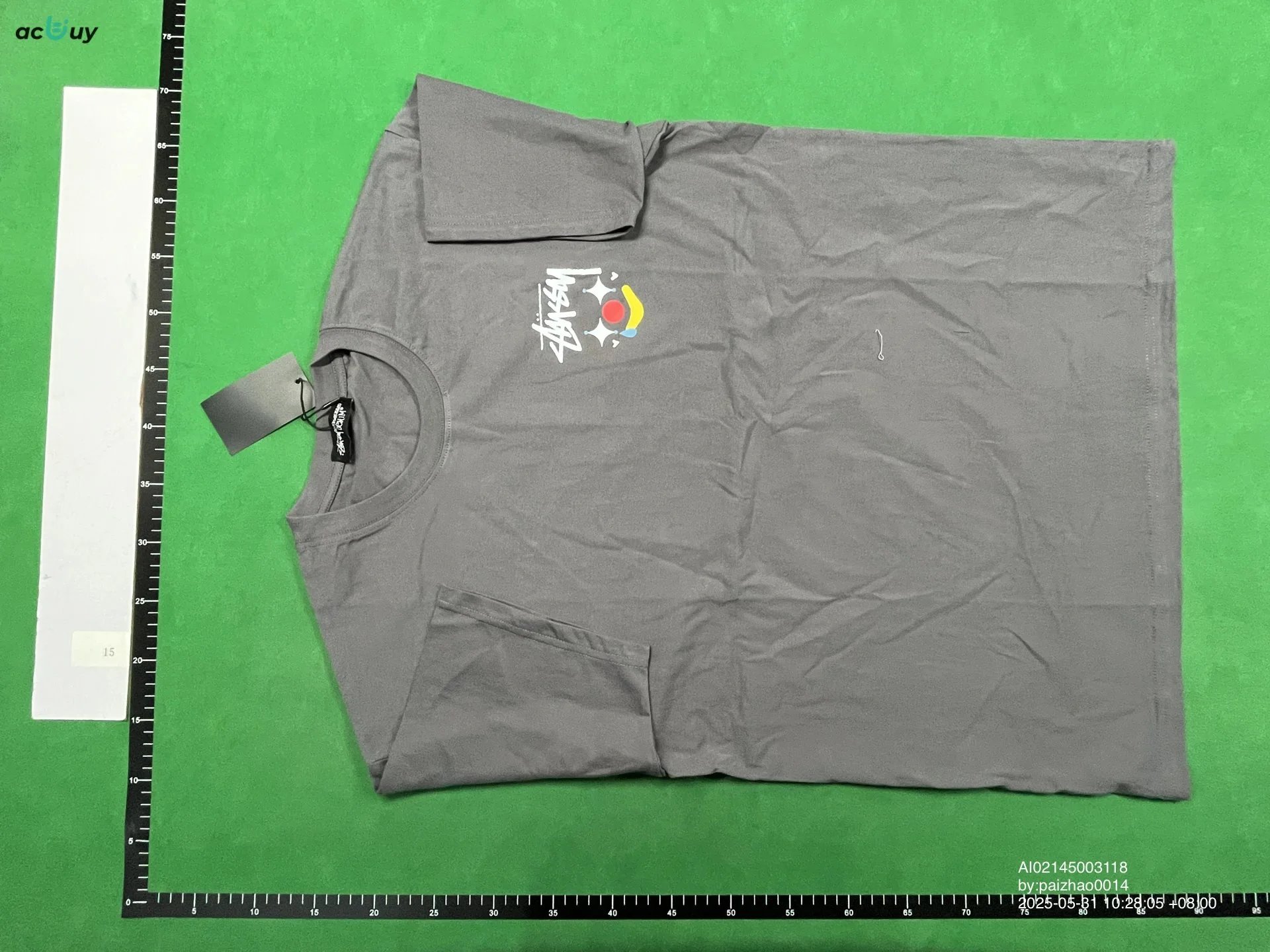 Prada Logo-Embellished Gray Polo Shirt - 4