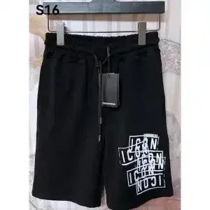 DSQUARED2 Logo Print Black Shorts - 3