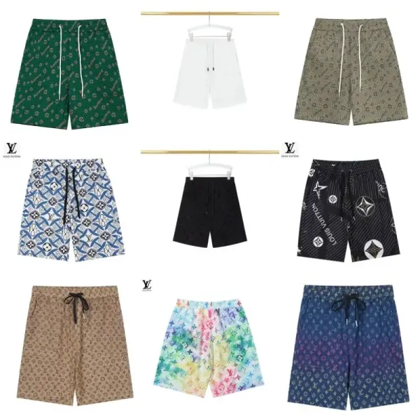 Louis Vuitton Monogram Embroidered Shorts Black - 2