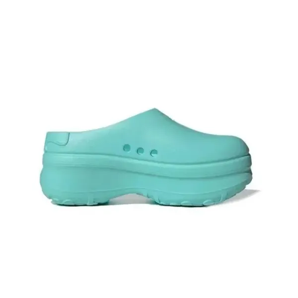 Off-White Platform Clog Mint Green Shoes - 1
